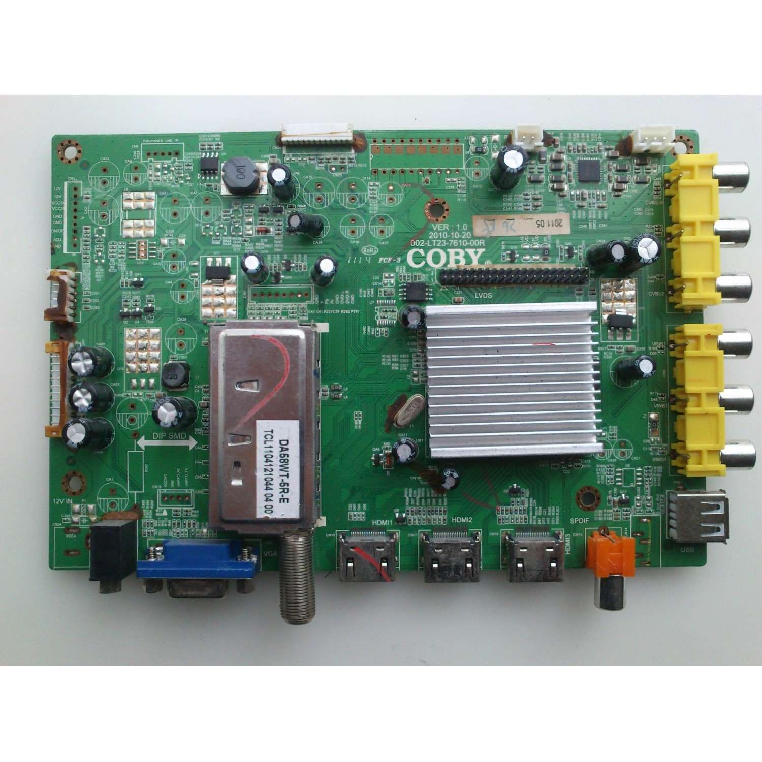 MAIN / COBY 002-LT23-7610-00R / PANEL´S LTA320HM03 / LTA320AN01 / LTA320HF01 / MODELOS TFTV3247 / TFTV3227